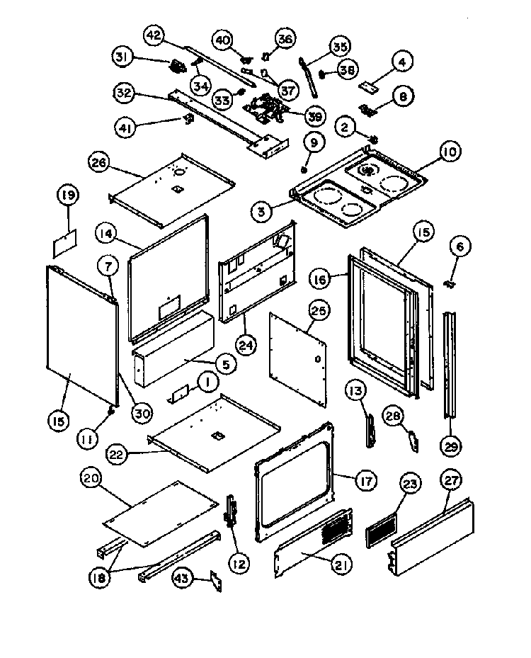 Page 2 Diagram and Parts List for MRR-1000-P8551402S  Amana Microwave Oven Combo