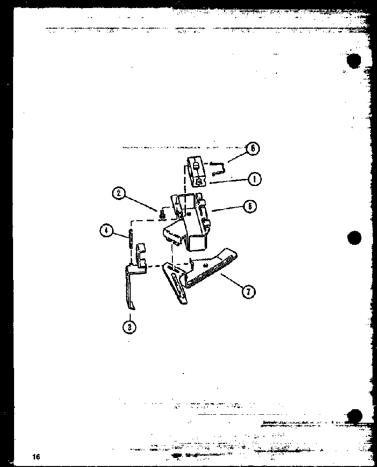 Section 12 Diagram and Parts List for LW3303W P1164316WW Amana Washer