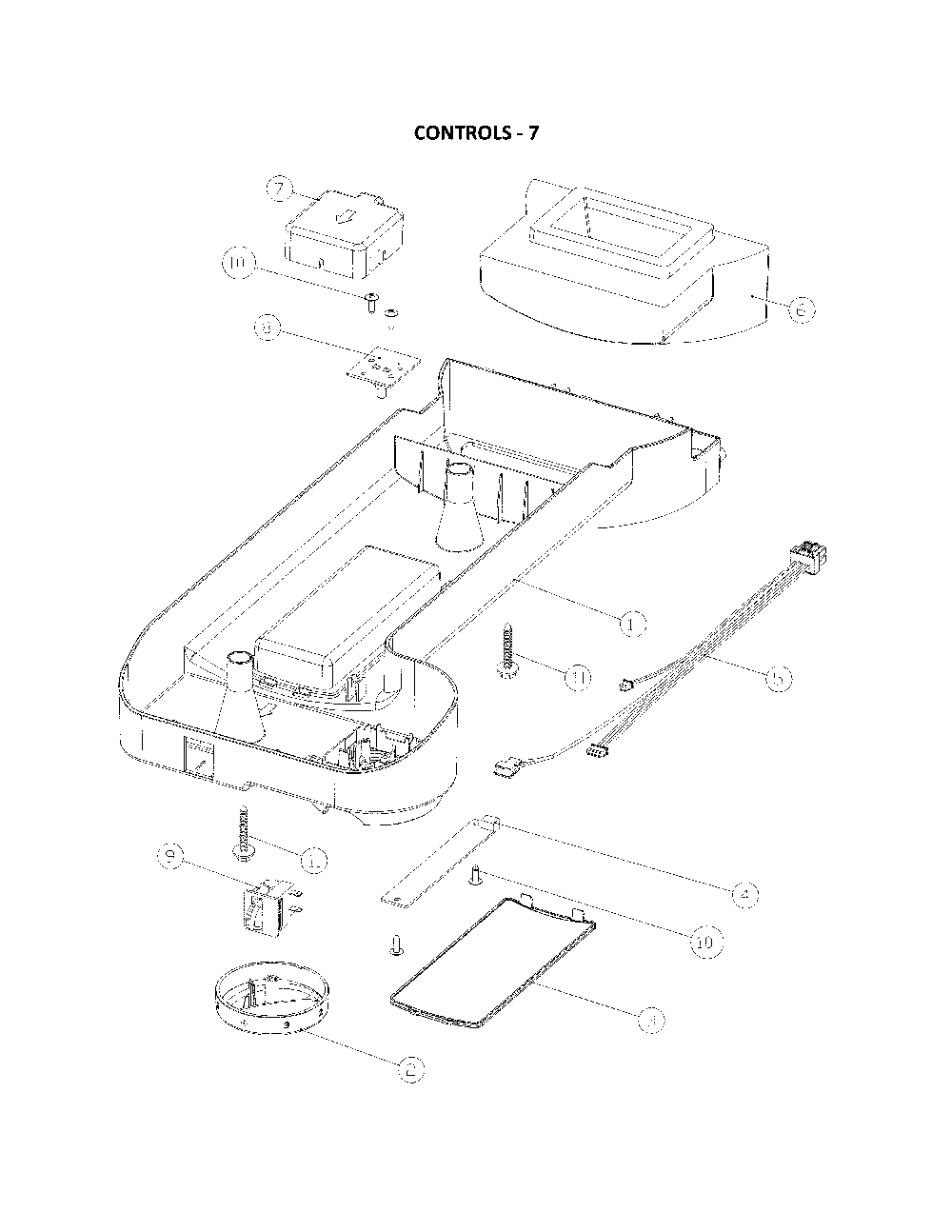 Controls Diagram and Parts List for 11160615911  Kenmore Refrigerator