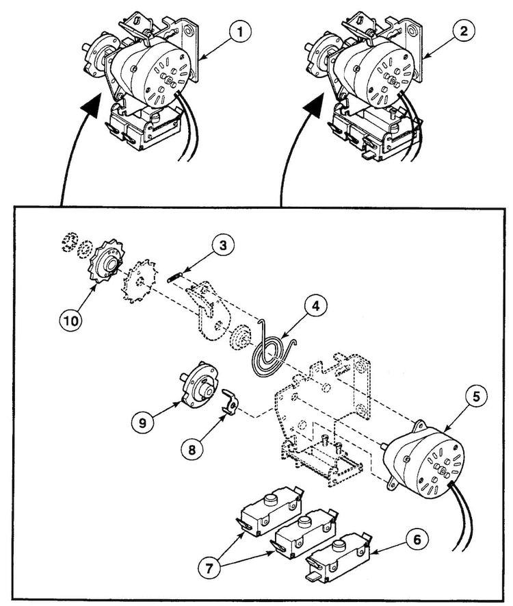 Accumulator Diagram and Parts List for SSG109WF1124  Speed Queen Dryer