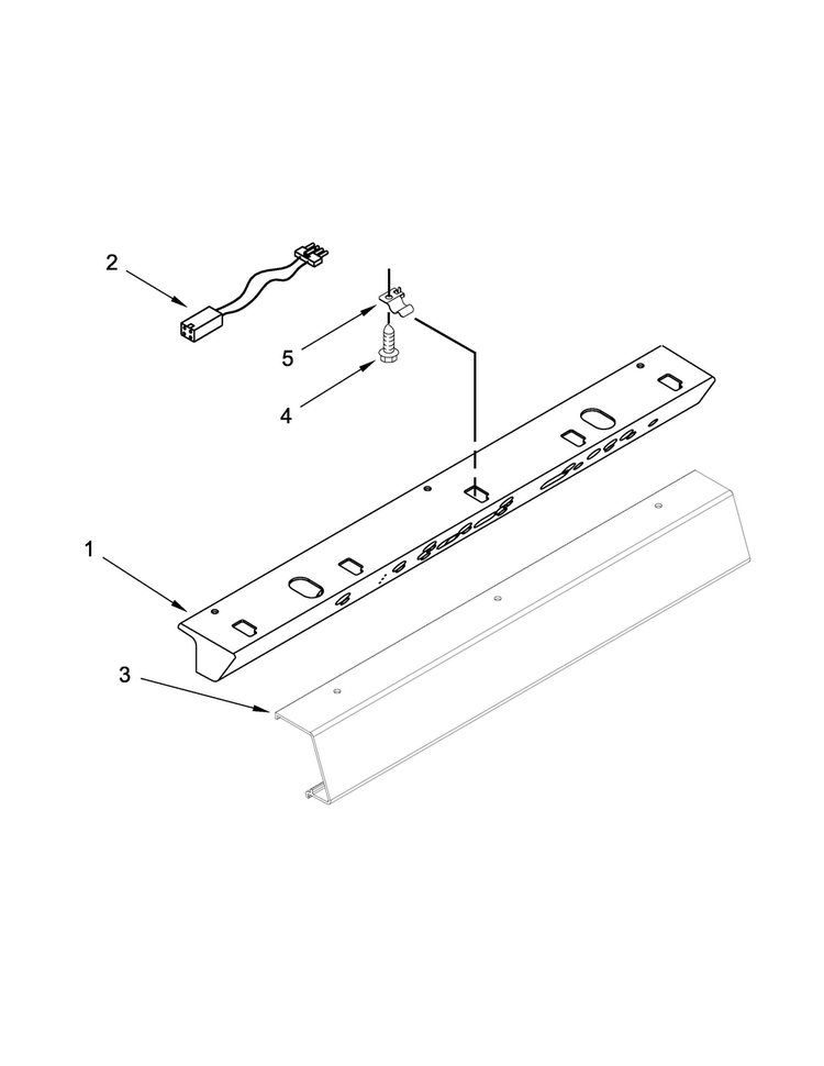 Control Panel Parts Diagram and Parts List for JS42NXFXDE00  Jenn-Air Refrigerator