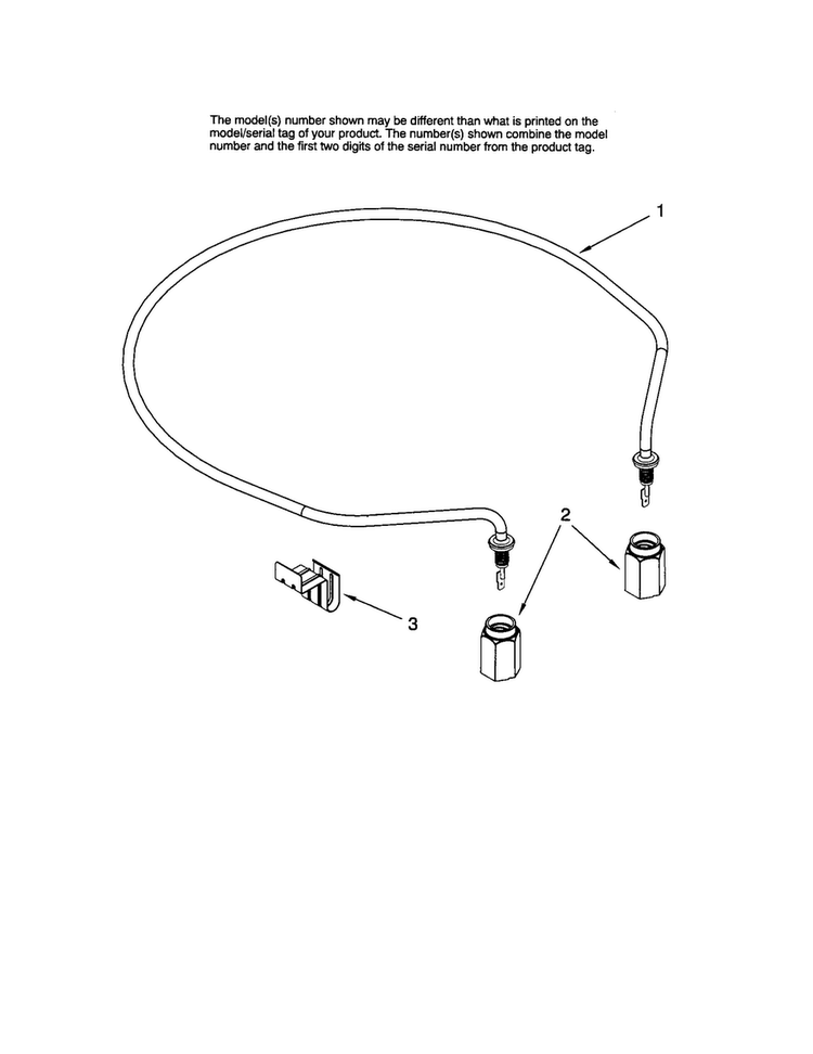 Heater Diagram and Parts List for MDBS561AWB1  Maytag Dishwasher