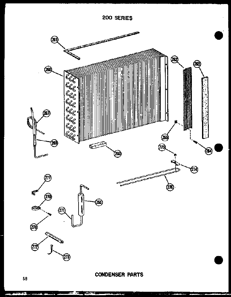 Condenser Parts Diagram and Parts List for 212D-3JM P54655-43R Amana Air Conditioner