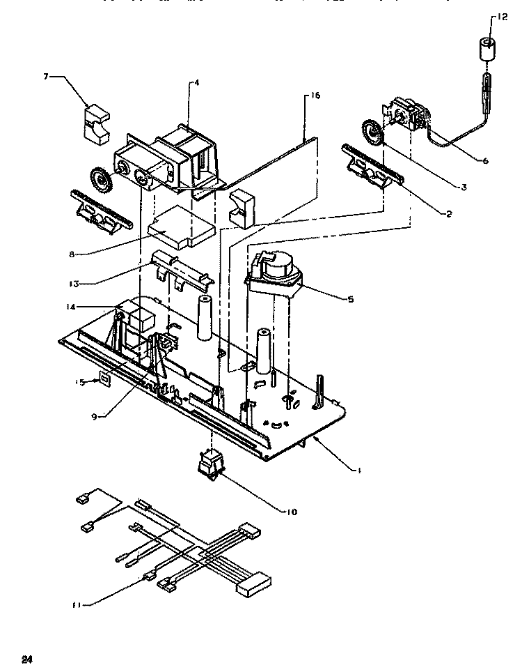 CONTROL ASSY Diagram and Parts List for TG518SW P1180901W Amana Refrigerator