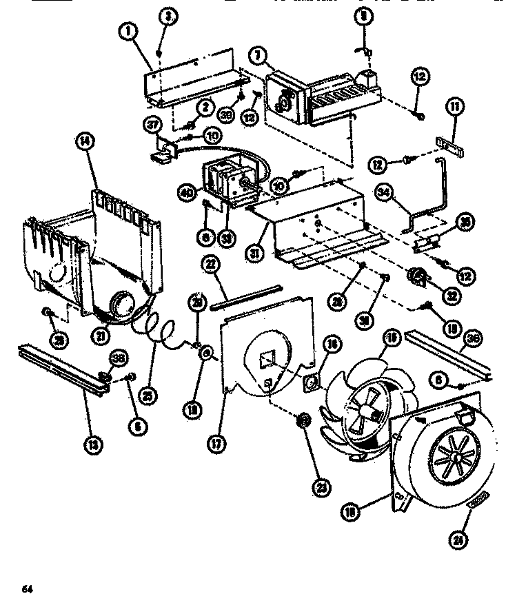 Page 11 Diagram and Parts List for SDI522F1 P7642508W Amana Refrigerator