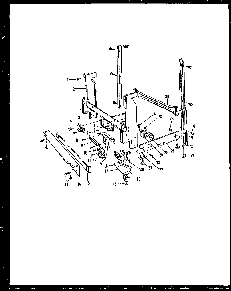 Page 3 Diagram and Parts List for DUP204-19OR DUP20419O R Caloric Dishwasher