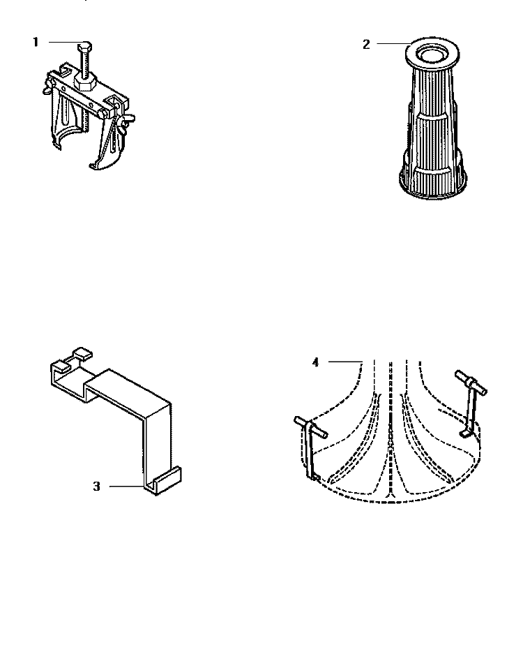 SPECIAL TOOLS Diagram and Parts List for LW6163LM PLW6163LM A Amana Washer