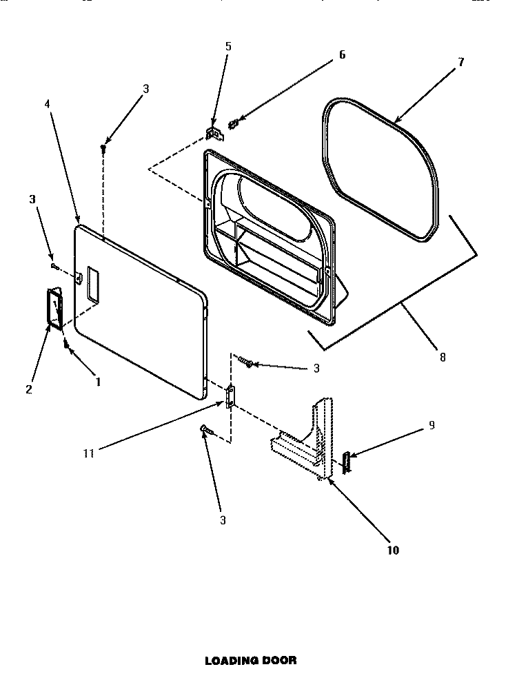 L Diagram and Parts List for AGM679L2  Amana Dryer