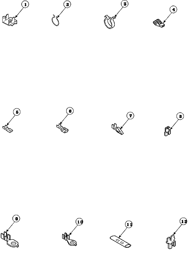 POWER CORD AND TERMINALS Diagram and Parts List for LW6163WM PLW6163WM B Amana Washer