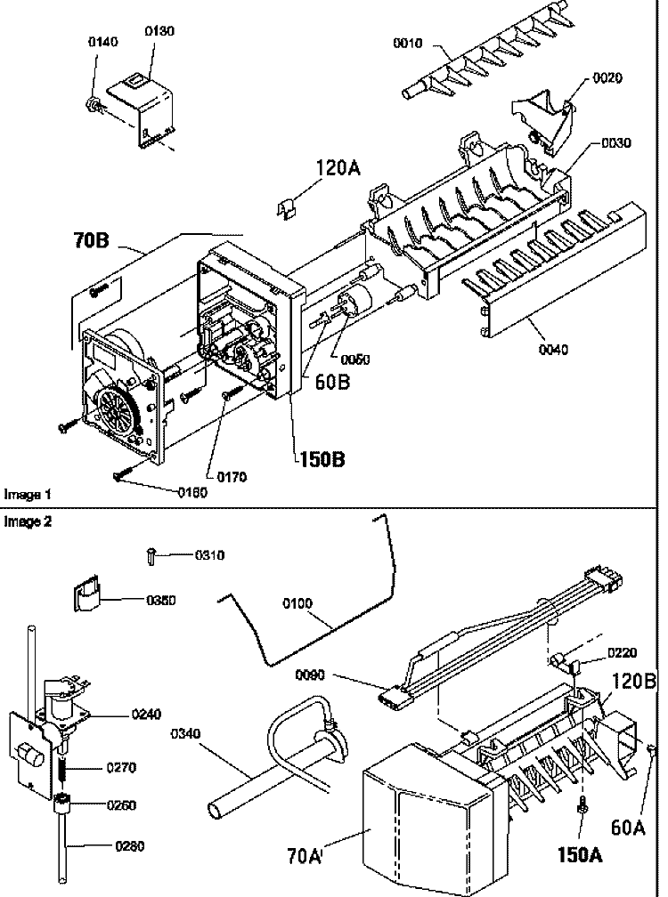 HEATER BOX ASSY REPLACEMENT Diagram and Parts List for LE7163WM PLE7163WM Amana Dryer