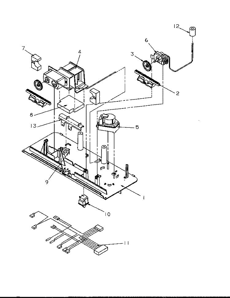 CONTROL ASSY Diagram and Parts List for GTW21B2L P1192901W L Amana Refrigerator