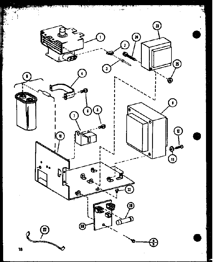 Section 4 Diagram and Parts List for RCC-1010 P85729-1S Amana Range