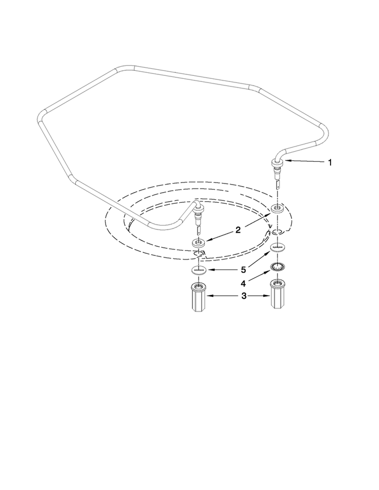 Heater Parts Diagram and Parts List for MDB7760AWS0  Maytag Dishwasher