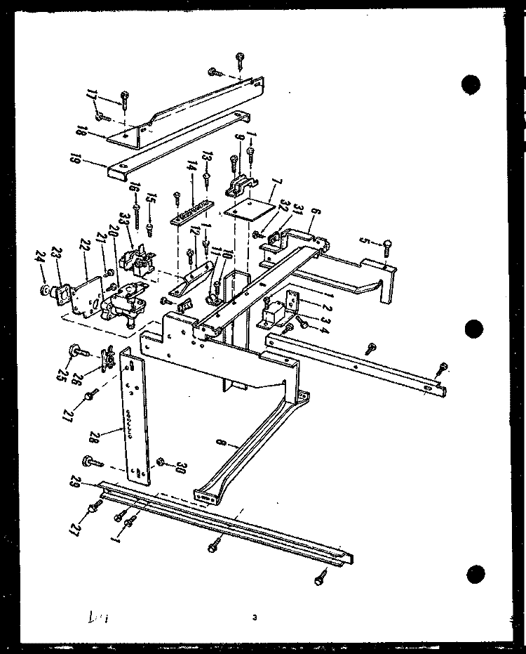 Page 2 Diagram and Parts List for GTX-95DW  Amana Dishwasher