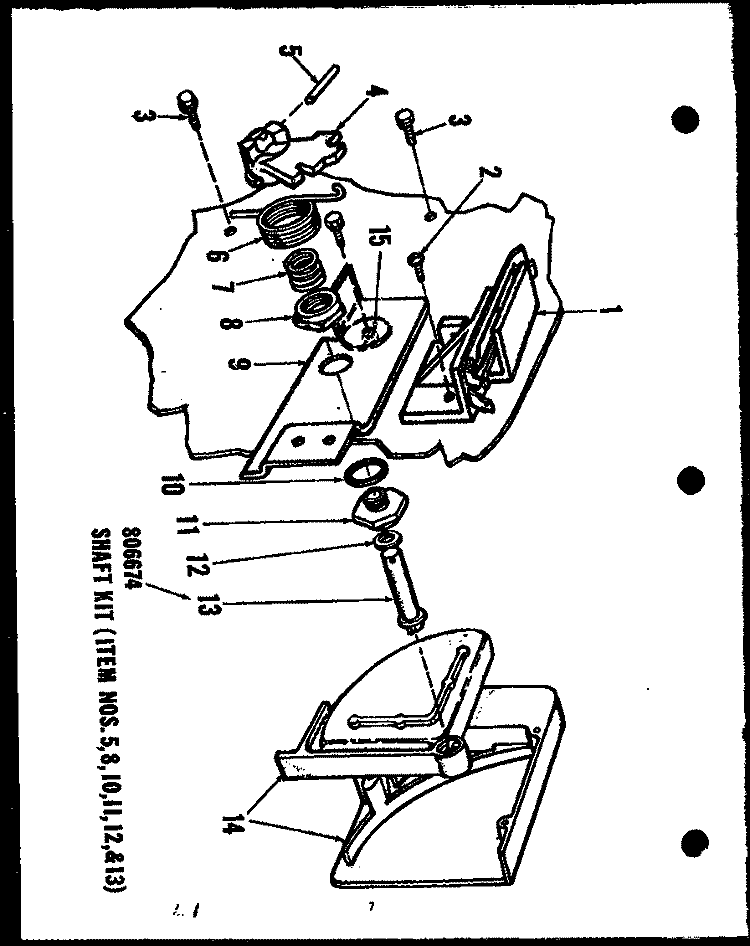 Page 4 Diagram and Parts List for GTX-95DW  Amana Dishwasher
