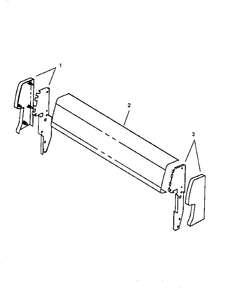BACKGUARD ASSY Diagram and Parts List for SNP26ZZ0 P1143184N W Amana Cooktop