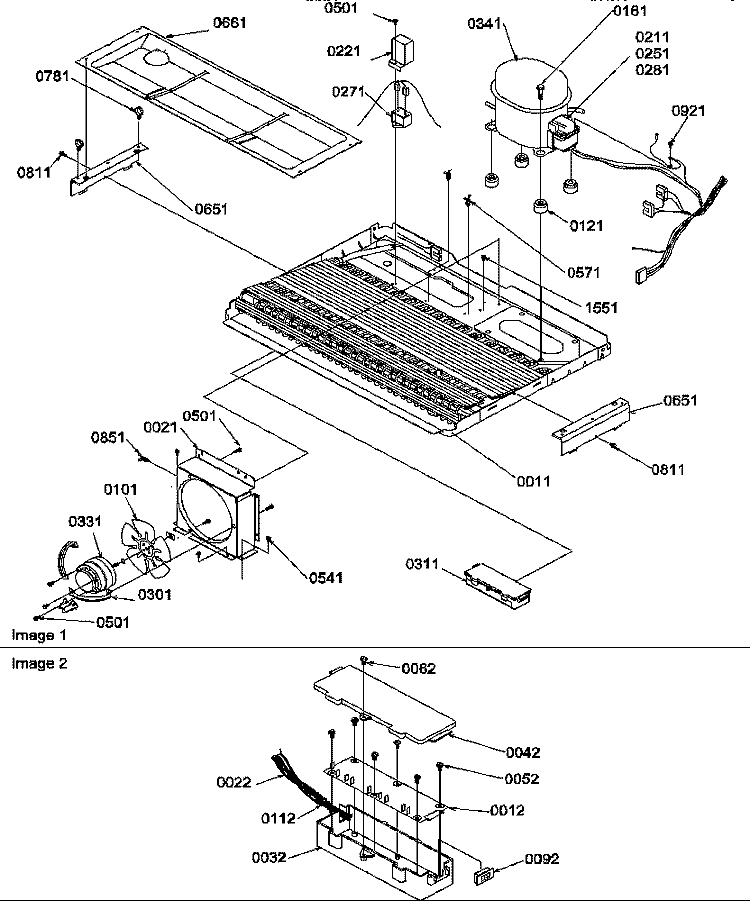 Page 11 Diagram and Parts List for SRDE25TPSE P1190315W E Amana Refrigerator