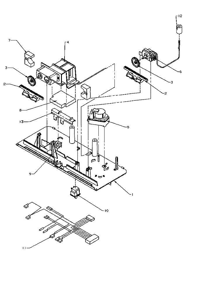 CONTROL ASSY Diagram and Parts List for TP21A3E P1181503W E Amana Refrigerator