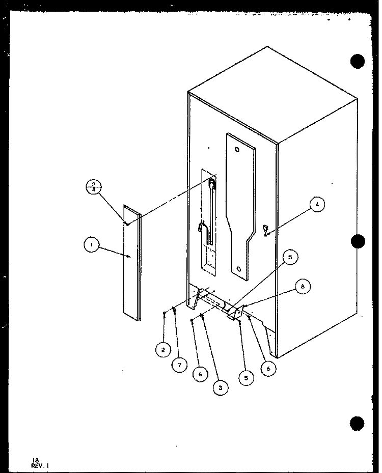 Page 8 Diagram and Parts List for BR20QBL P1125509W L Amana Refrigerator