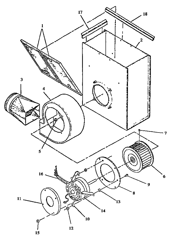 VENT SYTSTEM Diagram and Parts List for AKDG2E P1131628N E Amana Cooktop