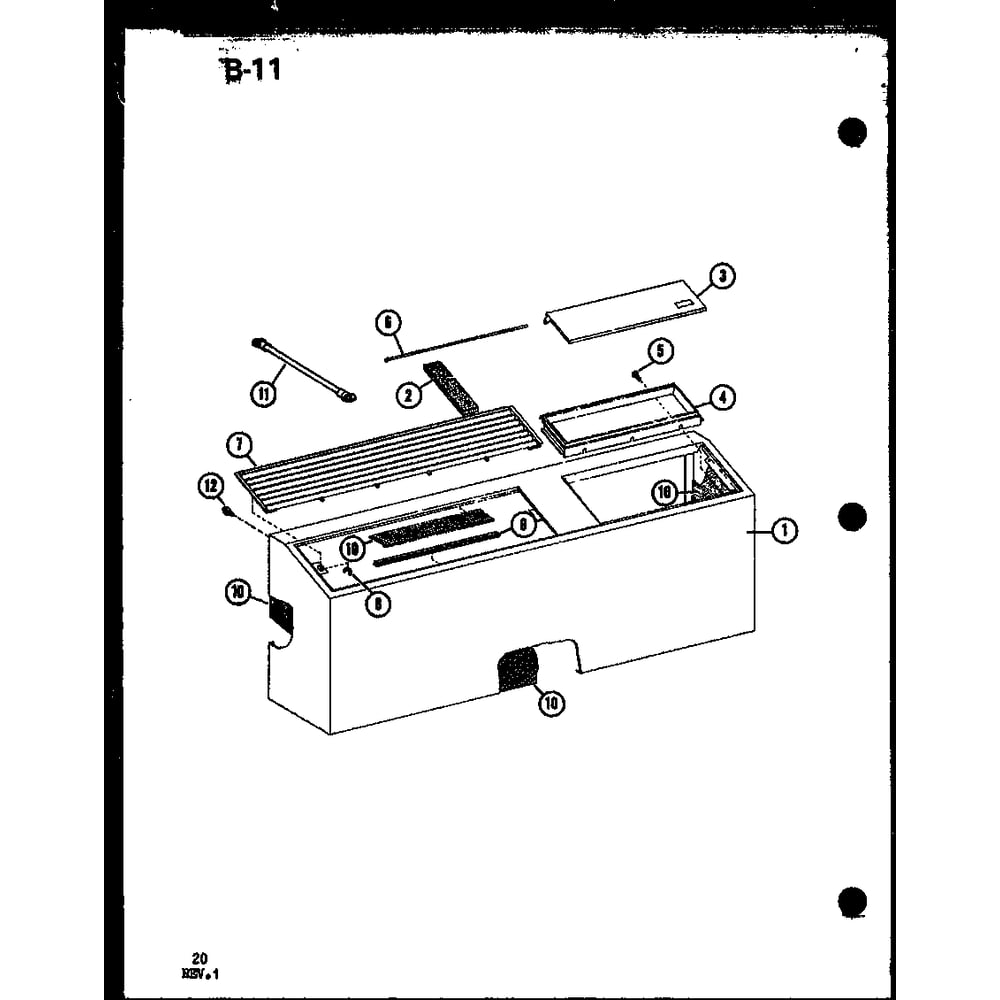 Diagram 5 Diagram and Parts List for 915-5E35S P76120-6R Amana Air Conditioner