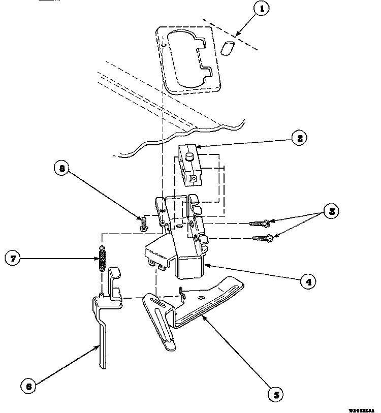 OUT - OF - BALANCE SWITCH Diagram and Parts List for AWM290L2 PAWM290L2 Amana Washer
