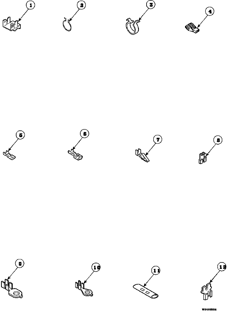 TERMINALS Diagram and Parts List for AWM290L2 PAWM290L2 Amana Washer