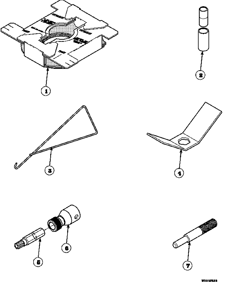SPECIAL TOOLS Diagram and Parts List for AWM290L2 PAWM290L2 Amana Washer