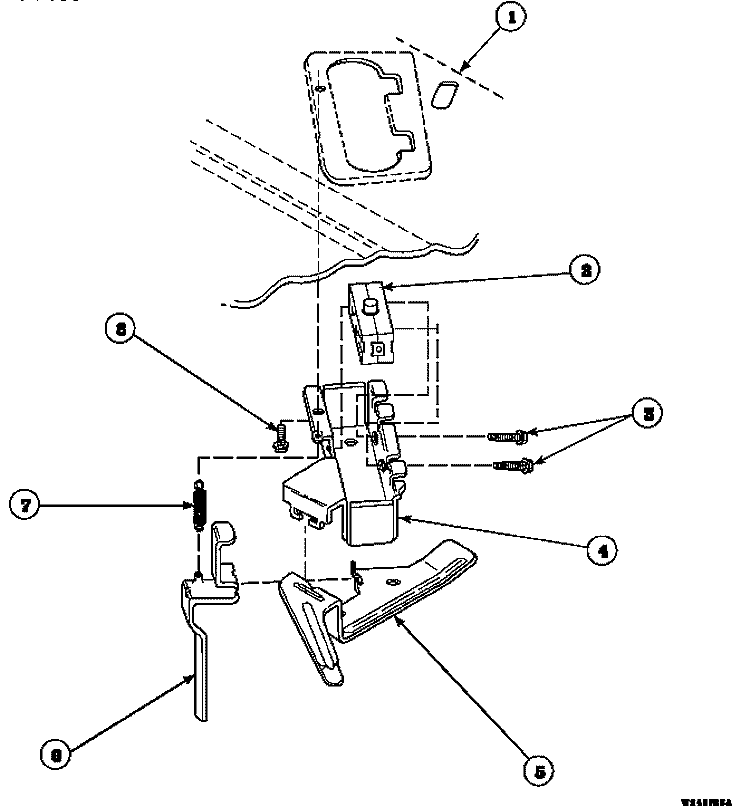 OUT - OF - BALANCE SWITCH Diagram and Parts List for LW6501W2B PLW6501W2 B Amana Washer