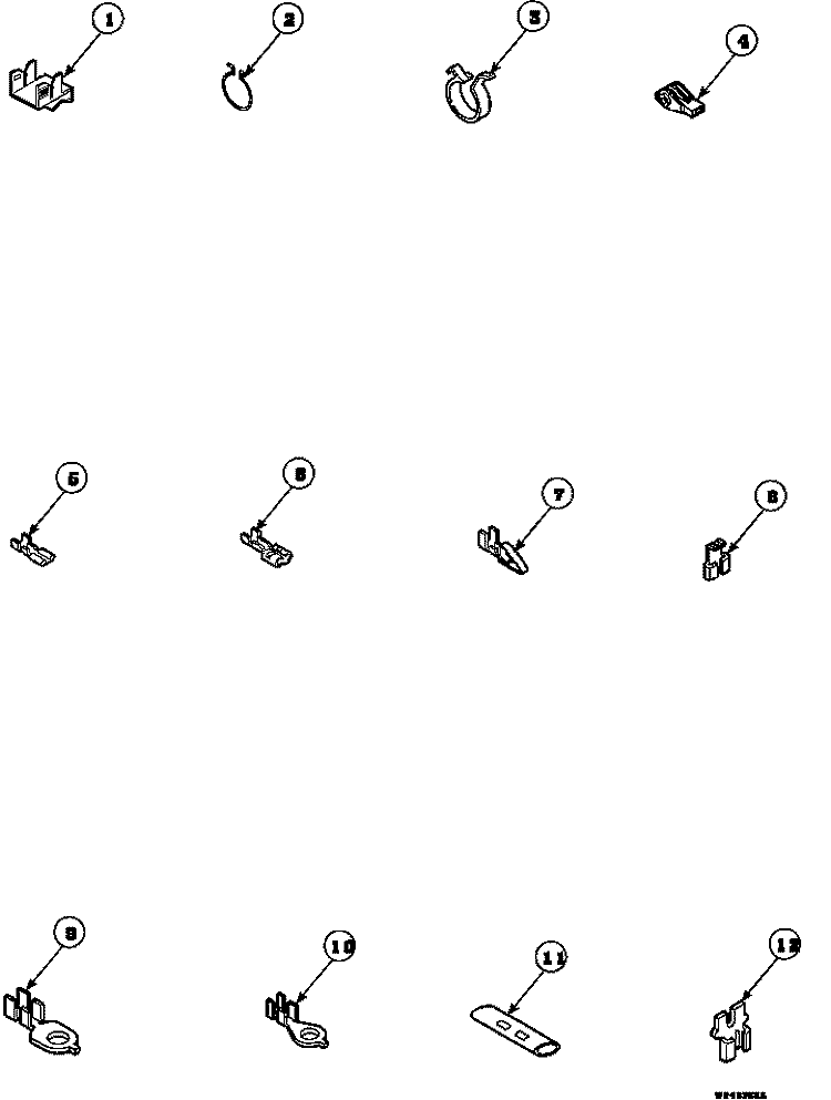 TERMINALS Diagram and Parts List for LW6501W2B PLW6501W2 B Amana Washer