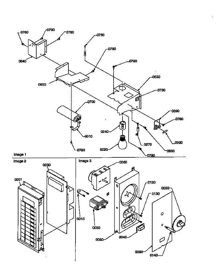 LIGHT / CONTROL PANEL ASSY Diagram and Parts List for RCS820MPB P1140406M Amana Microwave