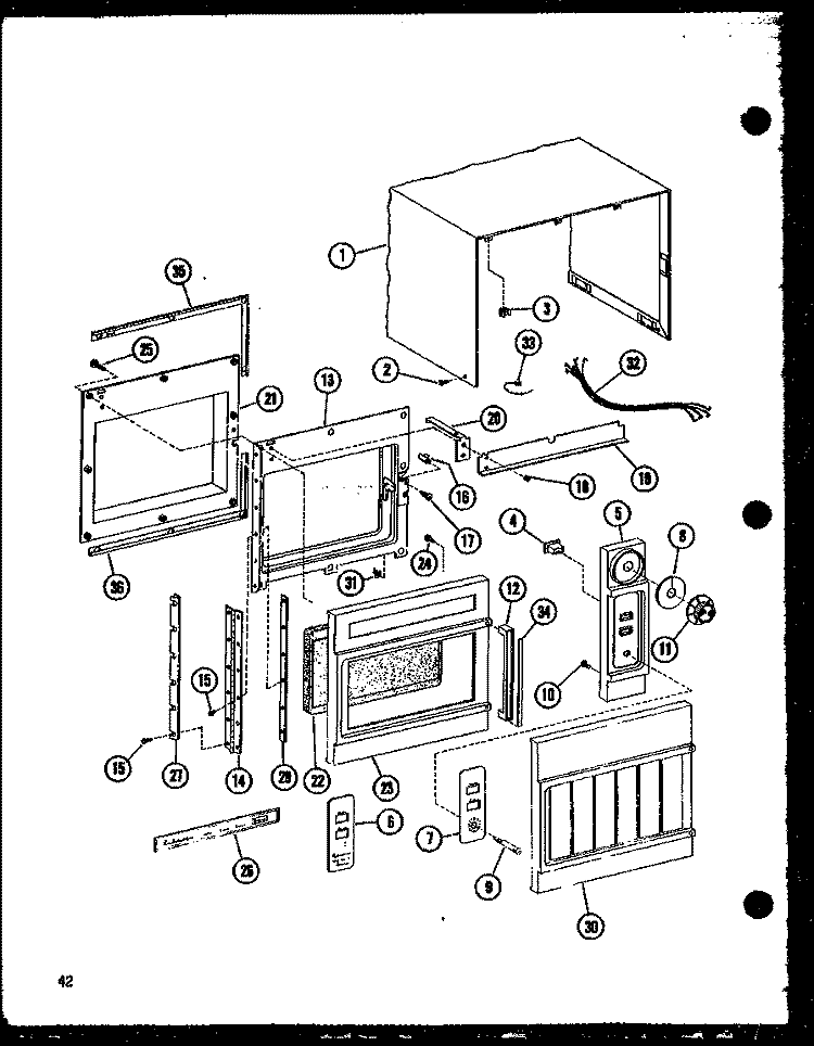 Page 4 Diagram and Parts List for MR-2 P7189202M Amana Microwave