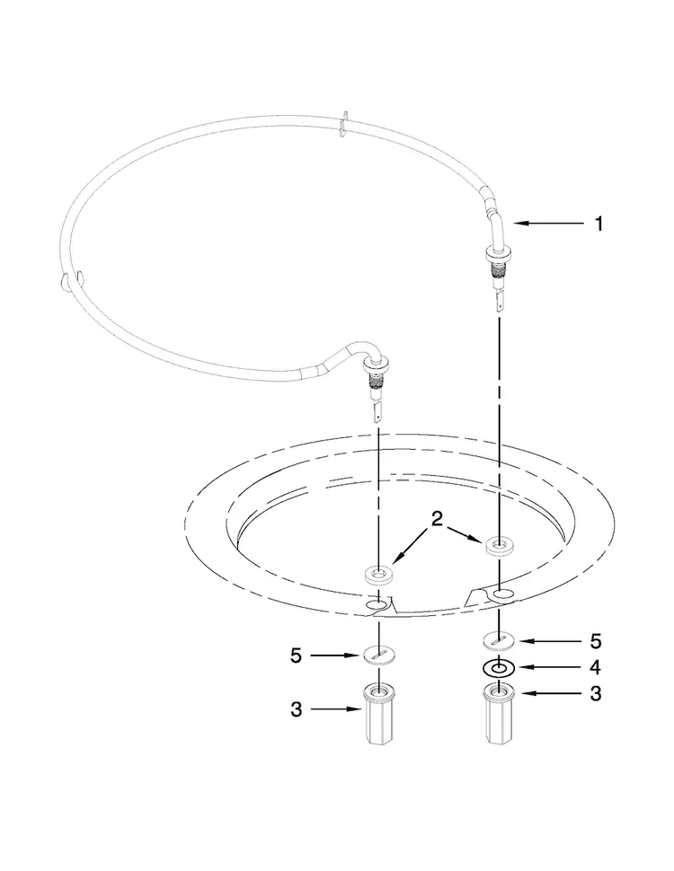 Heater Parts Diagram and Parts List for JDB8200AWS2  Jenn-Air Dishwasher