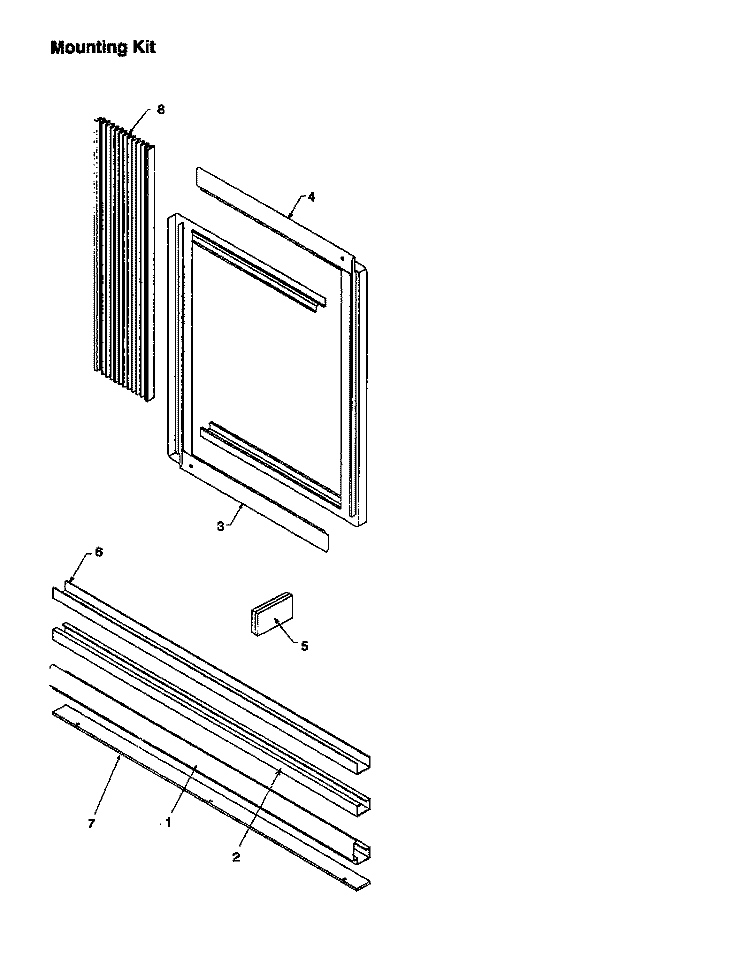 MTG KIT Diagram and Parts List for 18C3MY P1203209R Amana Air Conditioner