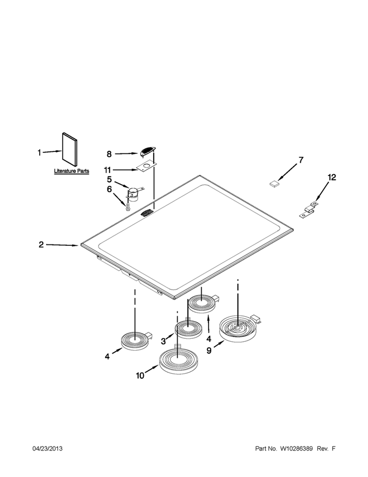 Cooktop Parts Diagram and Parts List for JES8860CCW00  Jenn-Air Range