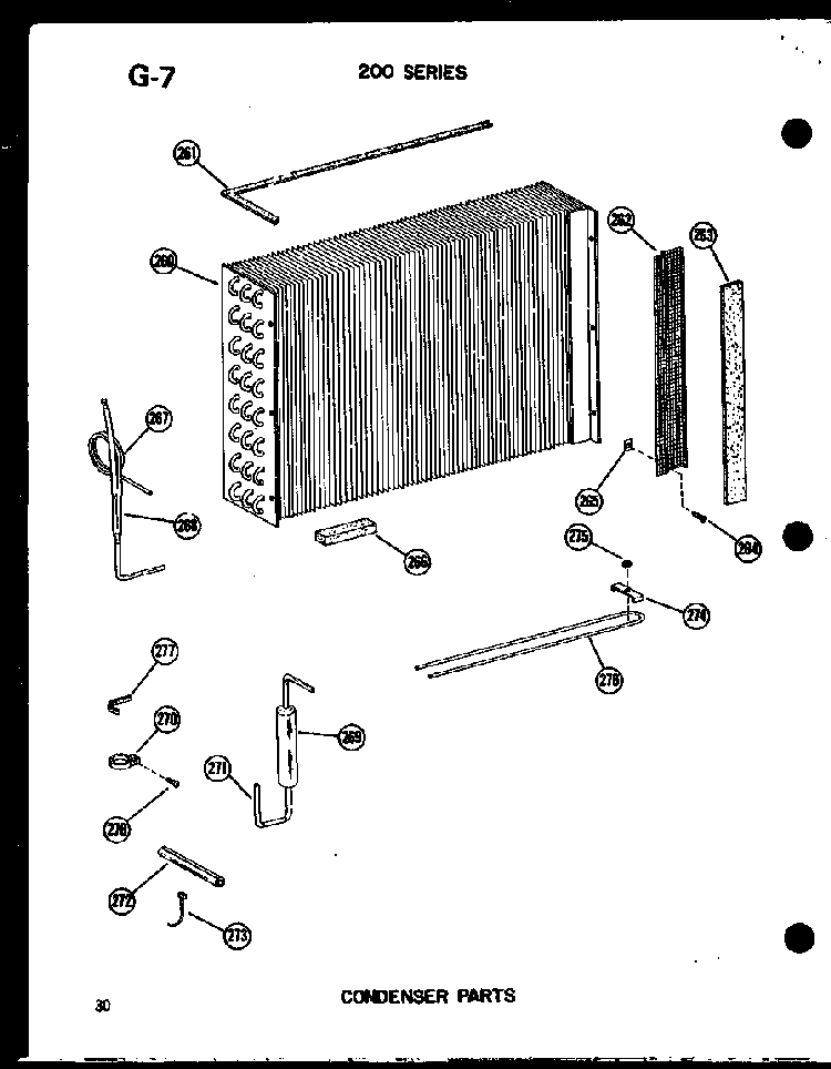 Section 7 Diagram and Parts List for 215-3EW P55417-26R Amana Air Conditioner