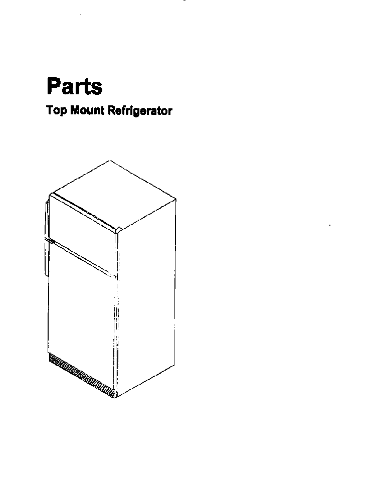 Section 6 Diagram and Parts List for TH25TL-P1303001WL  Amana Refrigerator