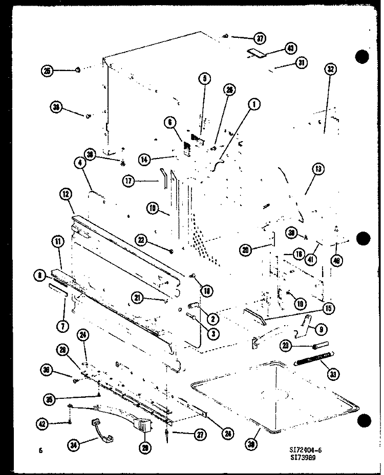 Page 2 Diagram and Parts List for RR-8B P7436502M Amana Microwave
