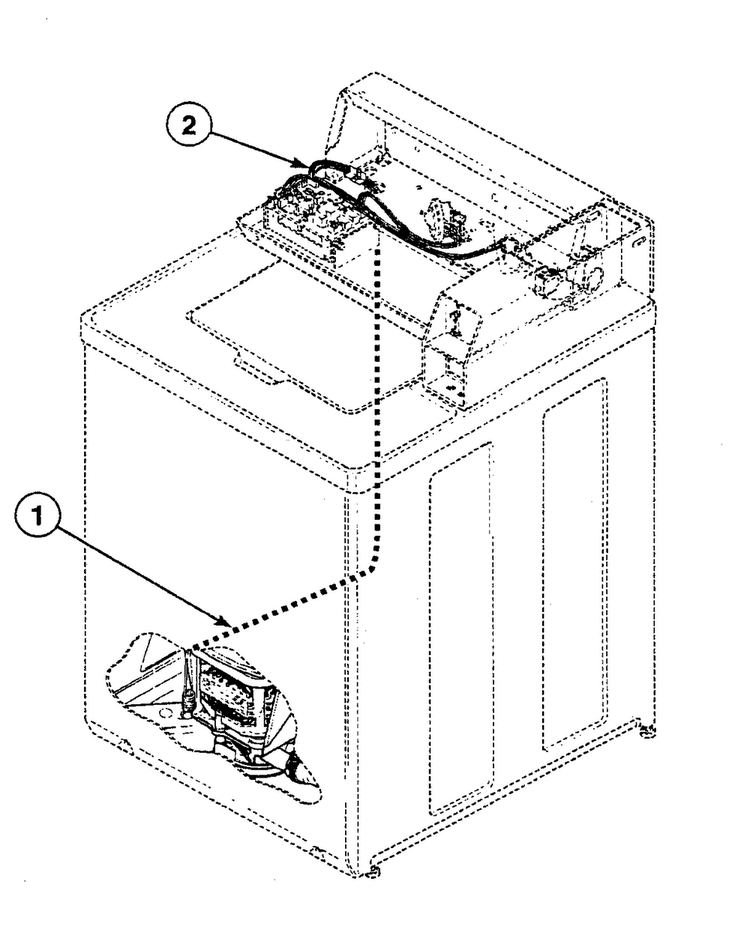 Harnesses Diagram and Parts List for SWT121LM  Speed Queen Washer