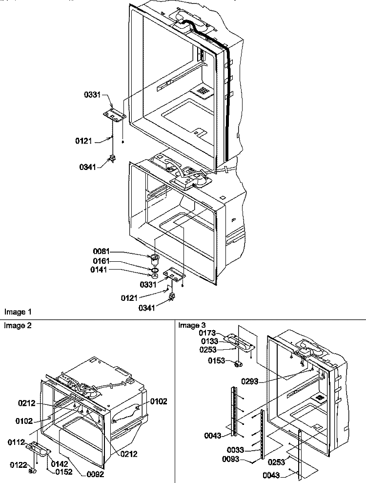 LIGHT SWITCHES & DRAIN FUNNEL Diagram and Parts List for BG20T2L P1316303W L Amana Refrigerator
