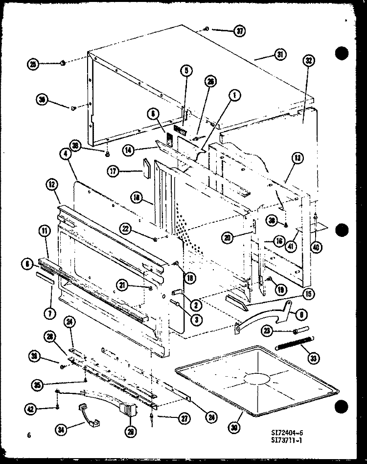 Page 2 Diagram and Parts List for RR-9TA P7355901M Amana Microwave