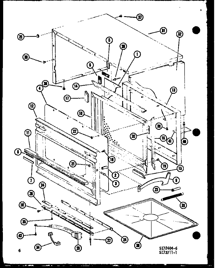 Page 2 Diagram and Parts List for RR-10A P7356001M Amana Microwave