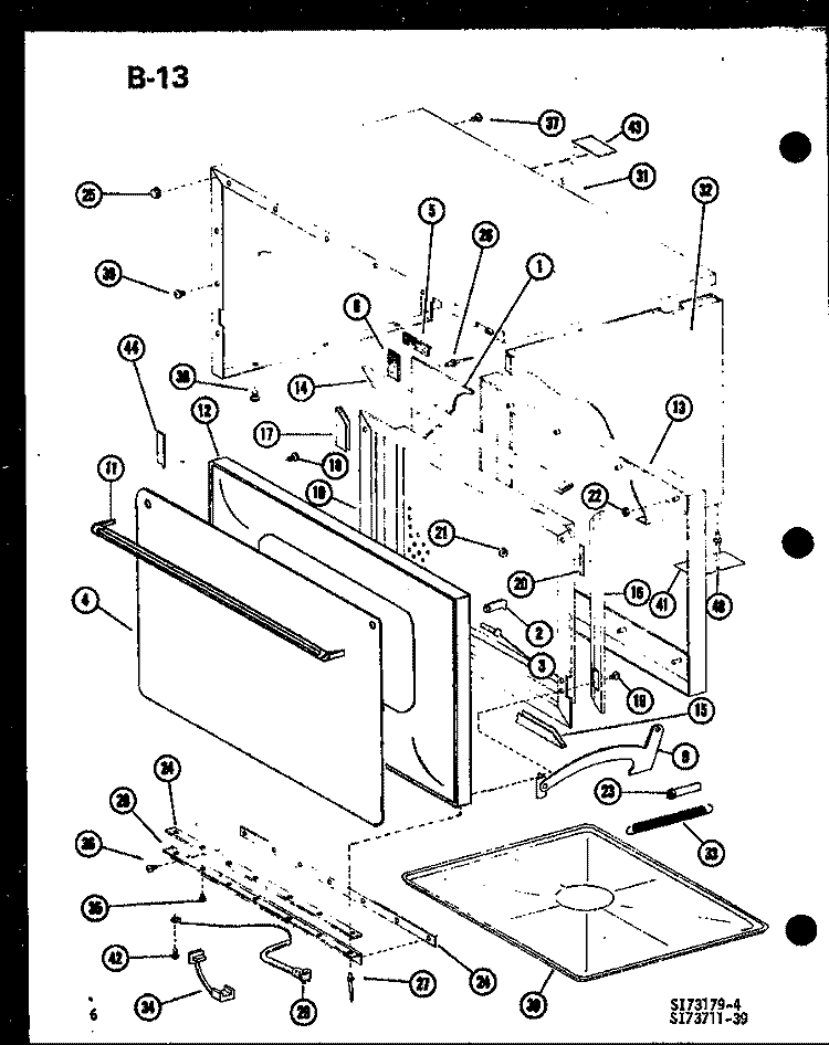 Page 2 Diagram and Parts List for RRL-9TA P7521301M Amana Microwave
