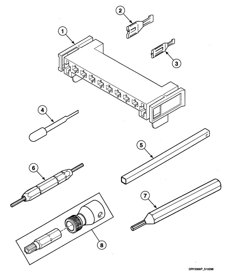 Tools Diagram and Parts List for SDE307WF1500  Speed Queen Dryer