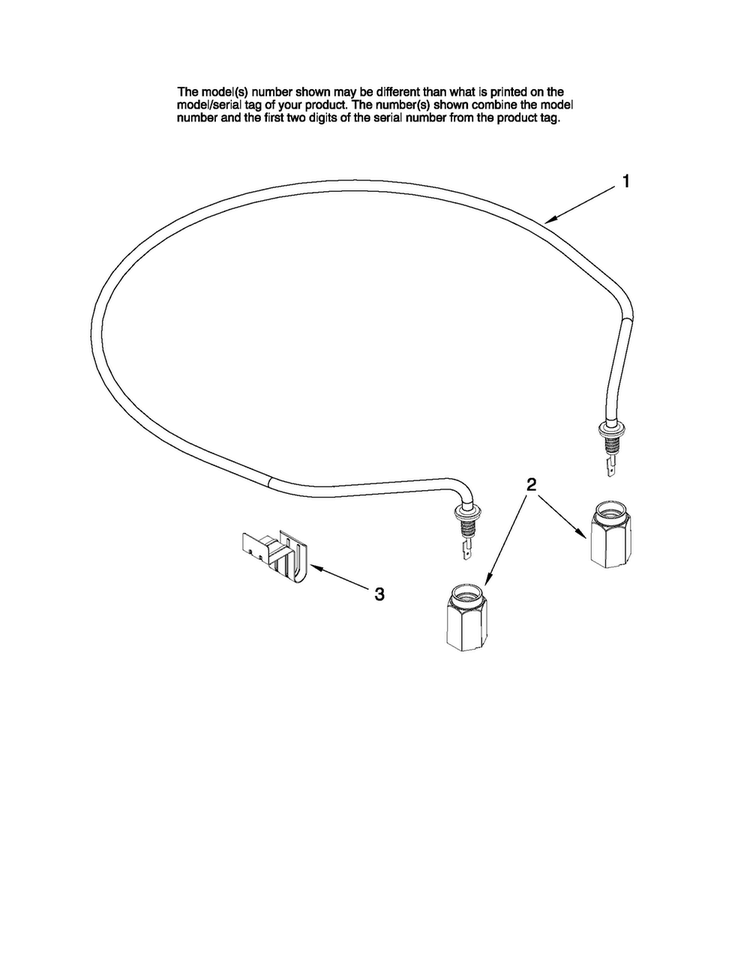 Heater Parts Diagram and Parts List for MDC4650AWB2  Maytag Dishwasher