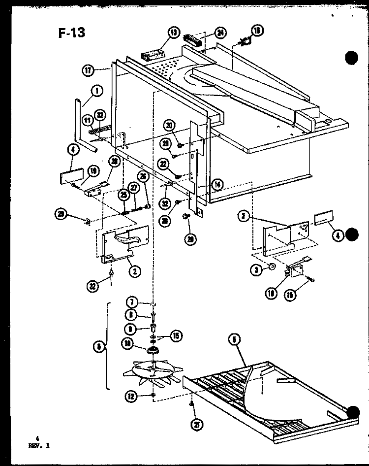 Page 1 Diagram and Parts List for RRL-10TD P7559401M Amana Microwave