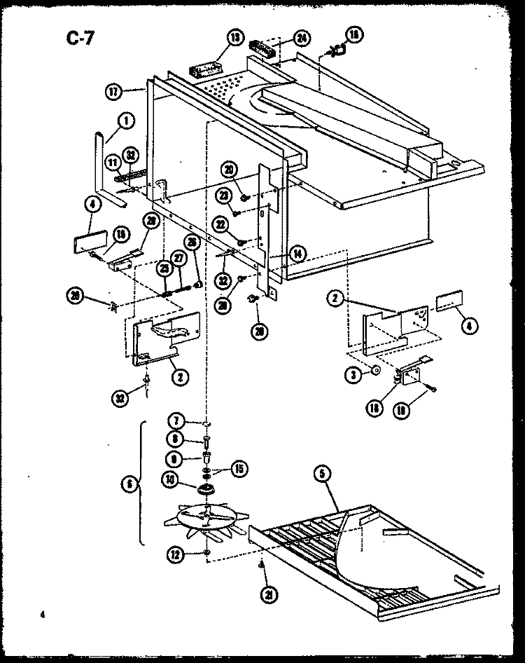 Page 1 Diagram and Parts List for RRL-10TD P7559403M Amana Microwave