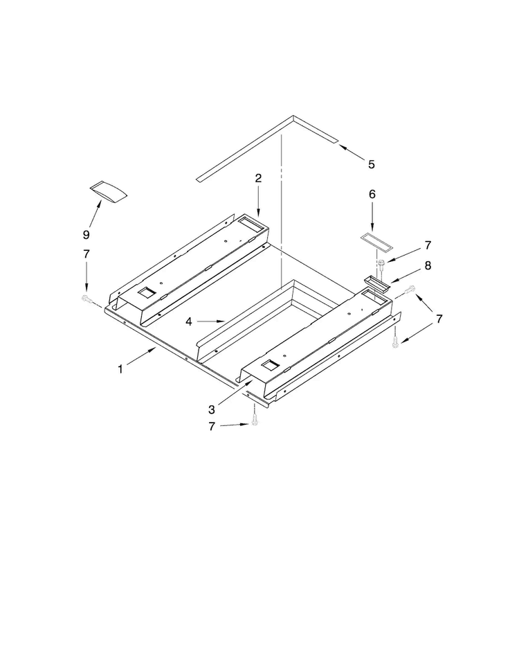 Base Plate And Convection Parts Diagram and Parts List for JMD2124WS0  Jenn-Air Microwave
