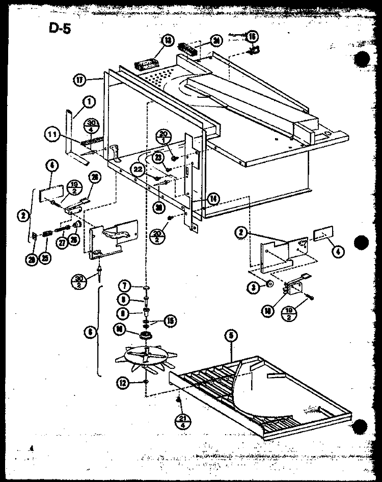Page 1 Diagram and Parts List for RRL-9TC P7553306M Amana Microwave