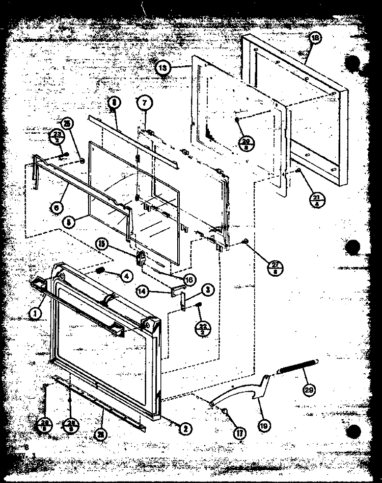 Page 3 Diagram and Parts List for RR920 P7660501M Amana Microwave